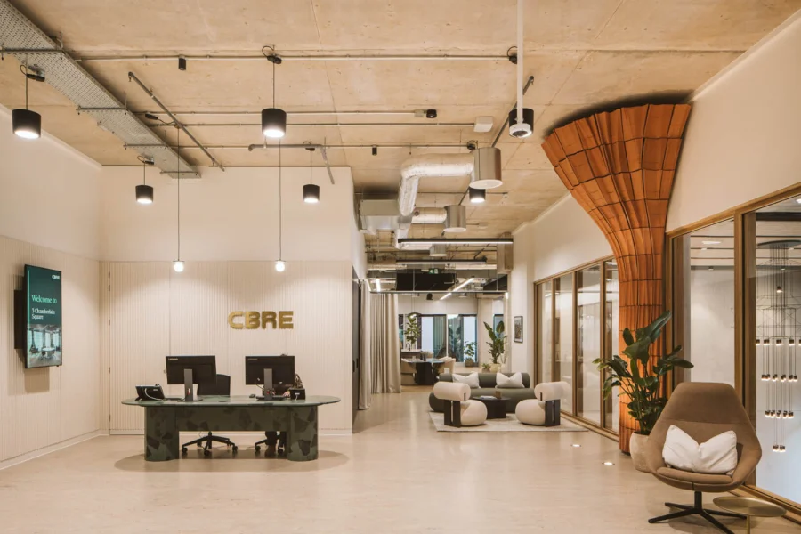 OP reimagines CBRE’s workspace at 3 Chamberlain Square in Birmingham