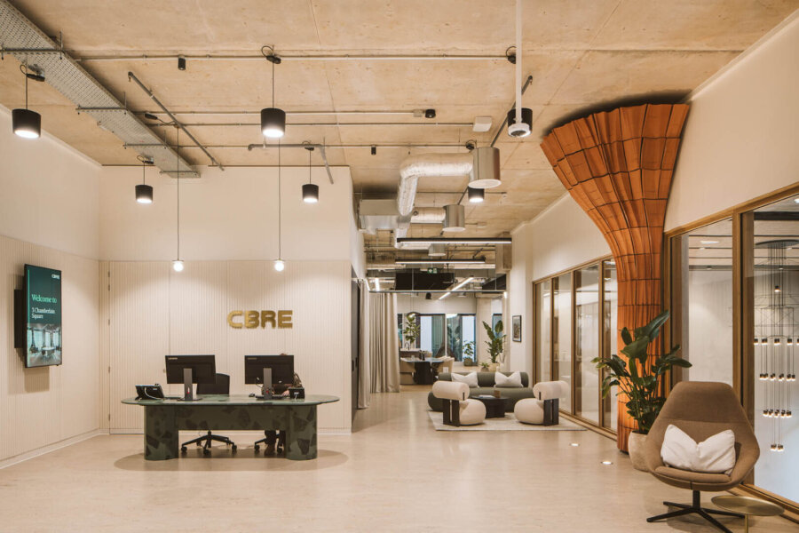 OP reimagines CBRE’s workspace at 3 Chamberlain Square in Birmingham