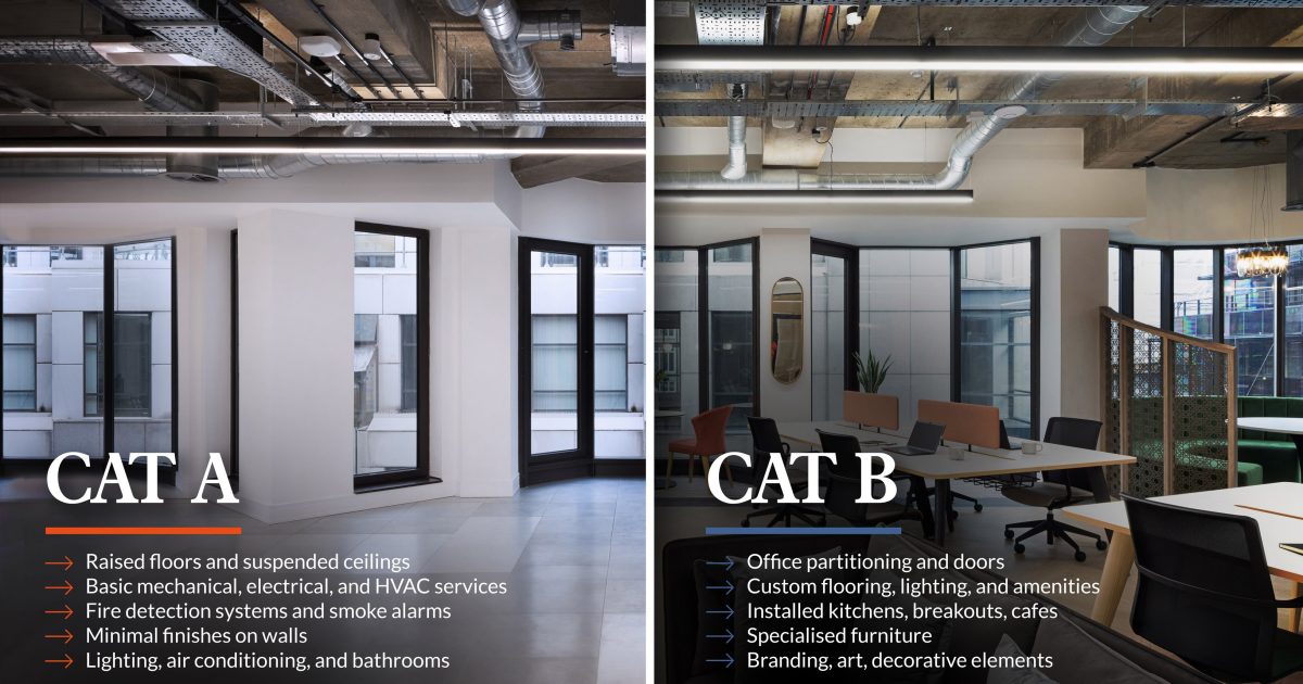 Understanding Cat A And Cat B Fit Out Differences | Office Principles