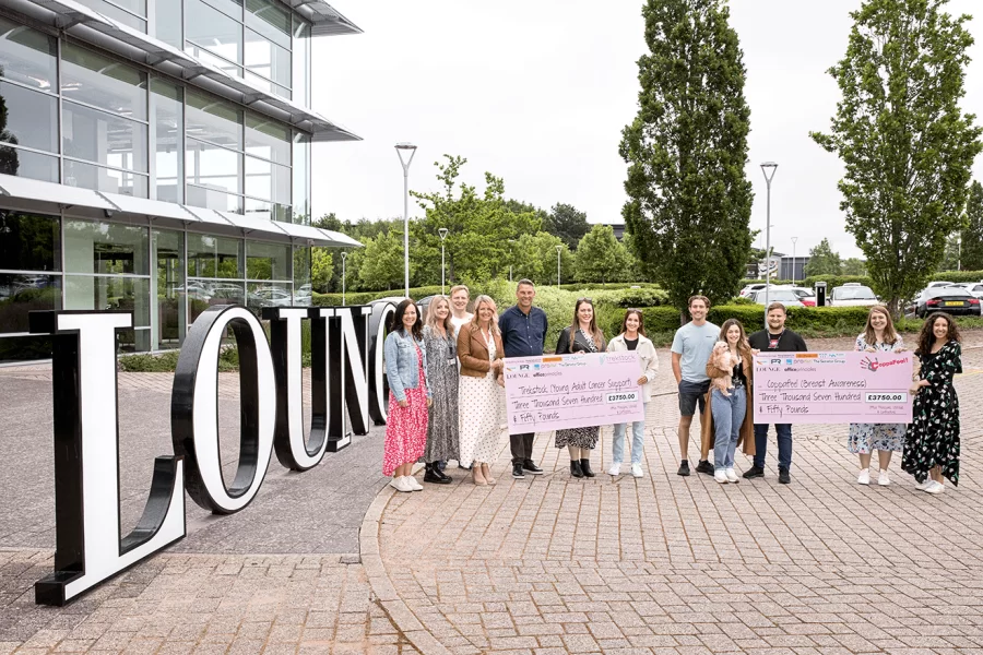 Lounge office fit-out raises funds for cancer charities